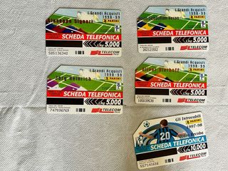 Lotto Schede Telecom Panini Anni 90 Serie A