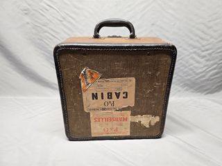 Maletín funda máquina escribir tipo Vuitton