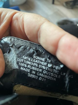 Botines Ralph Lauren Piel Negro Talla 39