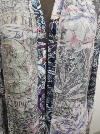 Camisa Desigual Multicolor Estampada