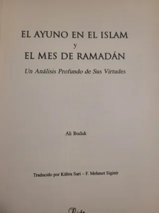 EL AYUNO EN EL ISLAM Y EL MES DE RAMADÁN