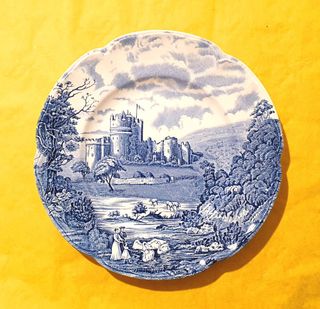 piatto d’epoca collezione CASTEL STORY cm 25