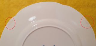 piatto d’epoca collezione CASTEL STORY cm 25