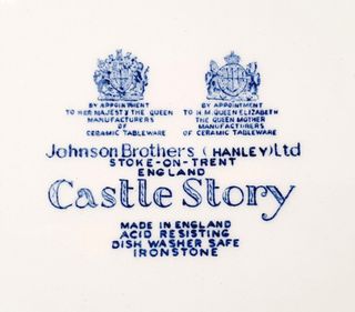 piatto d’epoca collezione CASTEL STORY cm 25