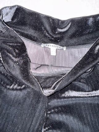 Pantalón de terciopelo Brunella negro