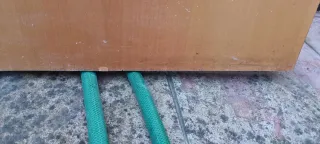 Puerta de interior maciza con cristal