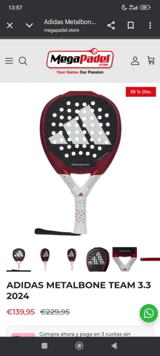 Adidas Metalbone Team 3.3 2024