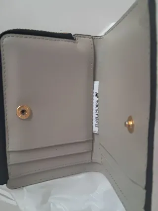 Cartera Bimba y Lola Negra Nueva.Tarjetas y billet