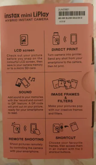 Fujifilm Instax Mini LiPlay Fotocamera
