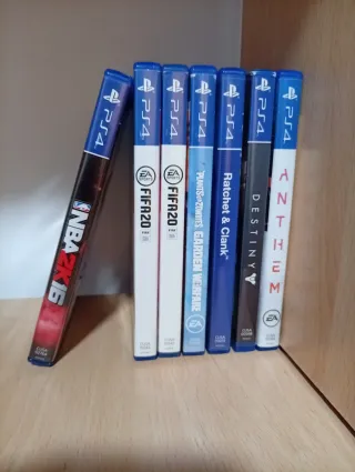 Lote 7 Juegos PS4: NBA 2K16, FIFA 20, Anthem