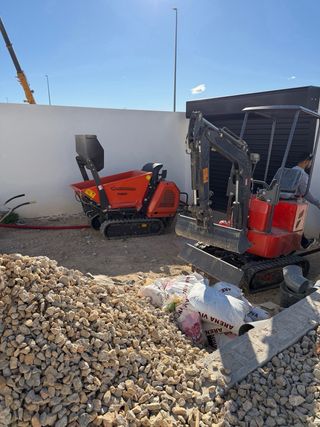 Compactación de suelos y terrenos.