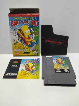 Simpsons Bart vs World nintendo nes