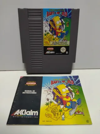 Simpsons Bart vs World nintendo nes