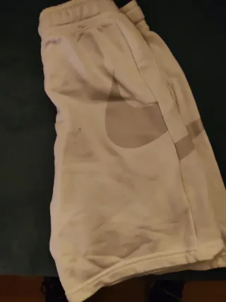 Pantalón corto niño Nike blanco