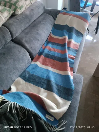 Bolso de neopreno beige y marrón