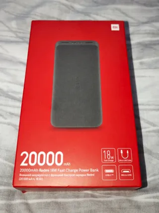 Xiaomi Redmi Power Bank 20000mAh 18W Fast Charge