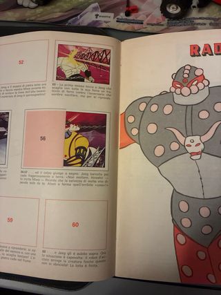 Album Jeeg Robot Panini incompleto