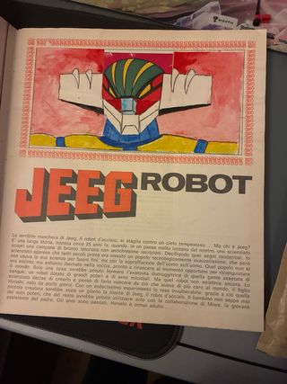 Album Jeeg Robot Panini incompleto