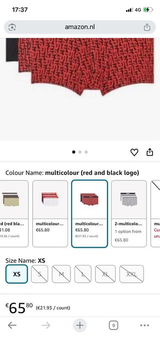 Pack 3 Calzoncillos Diesel Talla XS