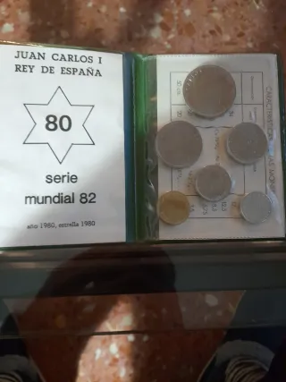 Colección monedas España 82 Juan Carlos I