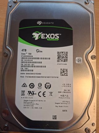 Disco Duro Seagate Exos Enterprise 4TB SATA