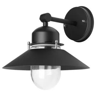 Farol exterior Ikea Upplid Negro