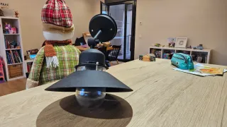 Farol exterior Ikea Upplid Negro