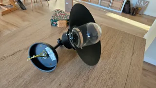 Farol exterior Ikea Upplid Negro