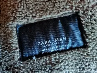 Chaquetón Zara Marrón Chocolate Aviador