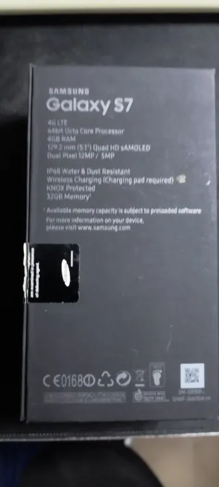 Samsung Galaxy S7 Negro/Plateado