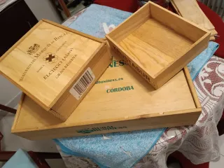 3 Cajas de Madera