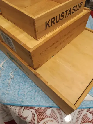 3 Cajas de Madera