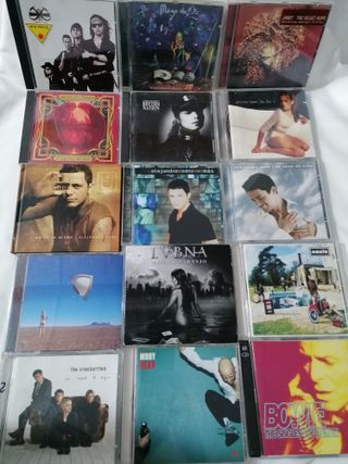 Lote CDs Pop Rock Madonna, Pink, Elton John..