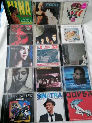 Lote CDs Pop Rock Madonna, Pink, Elton John..