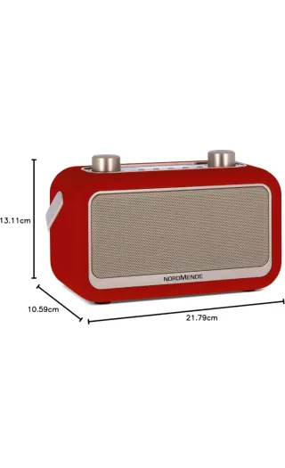 Radio Digital Nordmende DAB+ y FM Roja