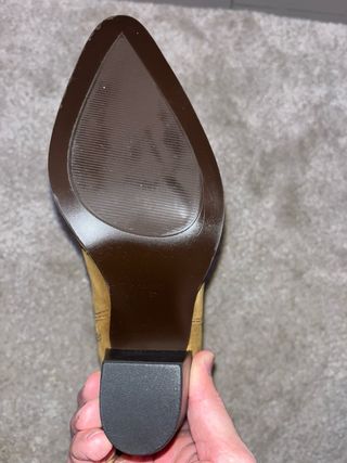 Botines Mango Serraje Marrón talla 37