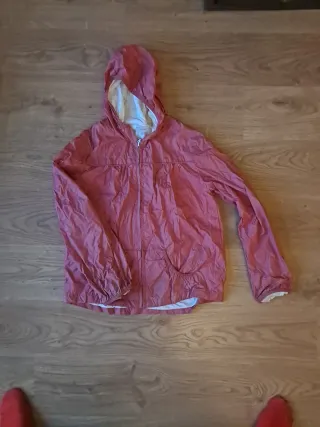 Impermeable niña rosa 10-12 años