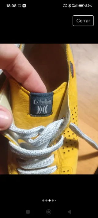 Zapatos Callaghan Mujer Amarillos