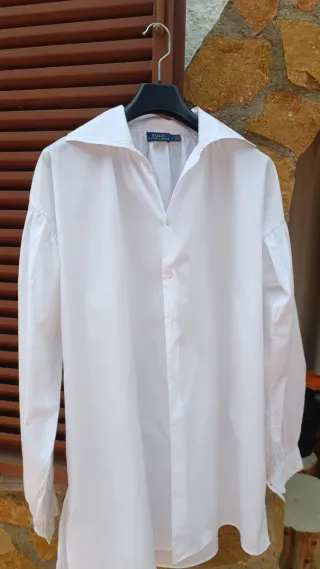 Camisa Polo Ralph Lauren Blanca Mujer