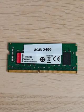 Memoria RAM Kingston 8GB DDR4 2400MHz