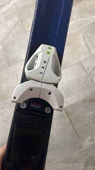 Esquís Wedze 117 azul marino y amarillo