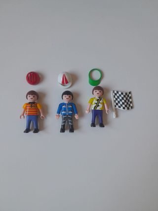 Coche y moto de carreras PLAYMOBIL (4780) (4950)