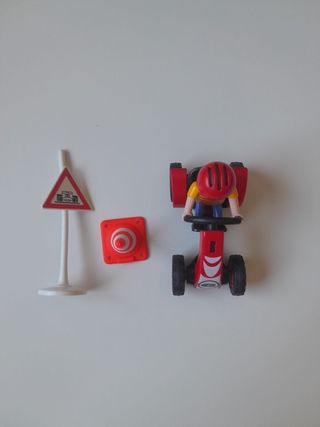 Coche y moto de carreras PLAYMOBIL (4780) (4950)