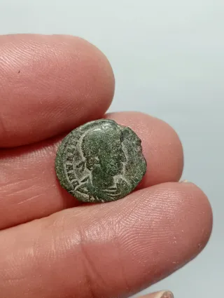 Moneda Romana Valente Antigua