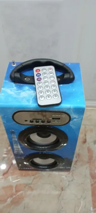 Altavoz Bluetooth Mimacro Azul