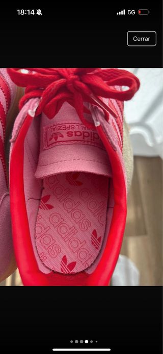 Adidas Gazelle Rosa y Rojo