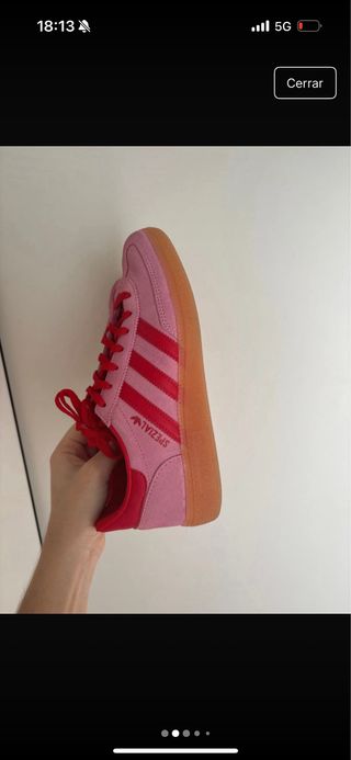 Adidas Gazelle Rosa y Rojo