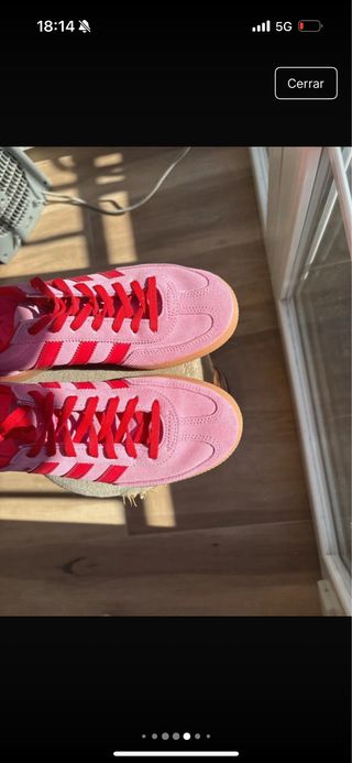 Adidas Gazelle Rosa y Rojo