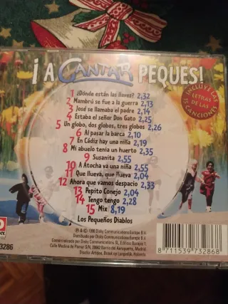 CD A Cantar Peques! Canciones Infantiles