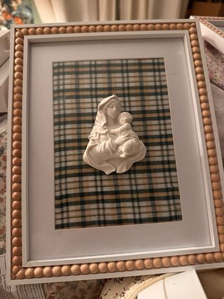 Cuadro Virgen Familia Estampado